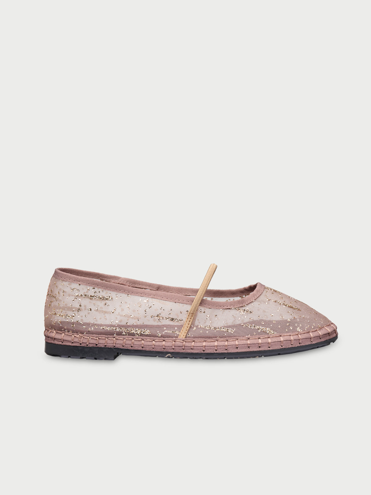 Celie Glitter Mesh Gold