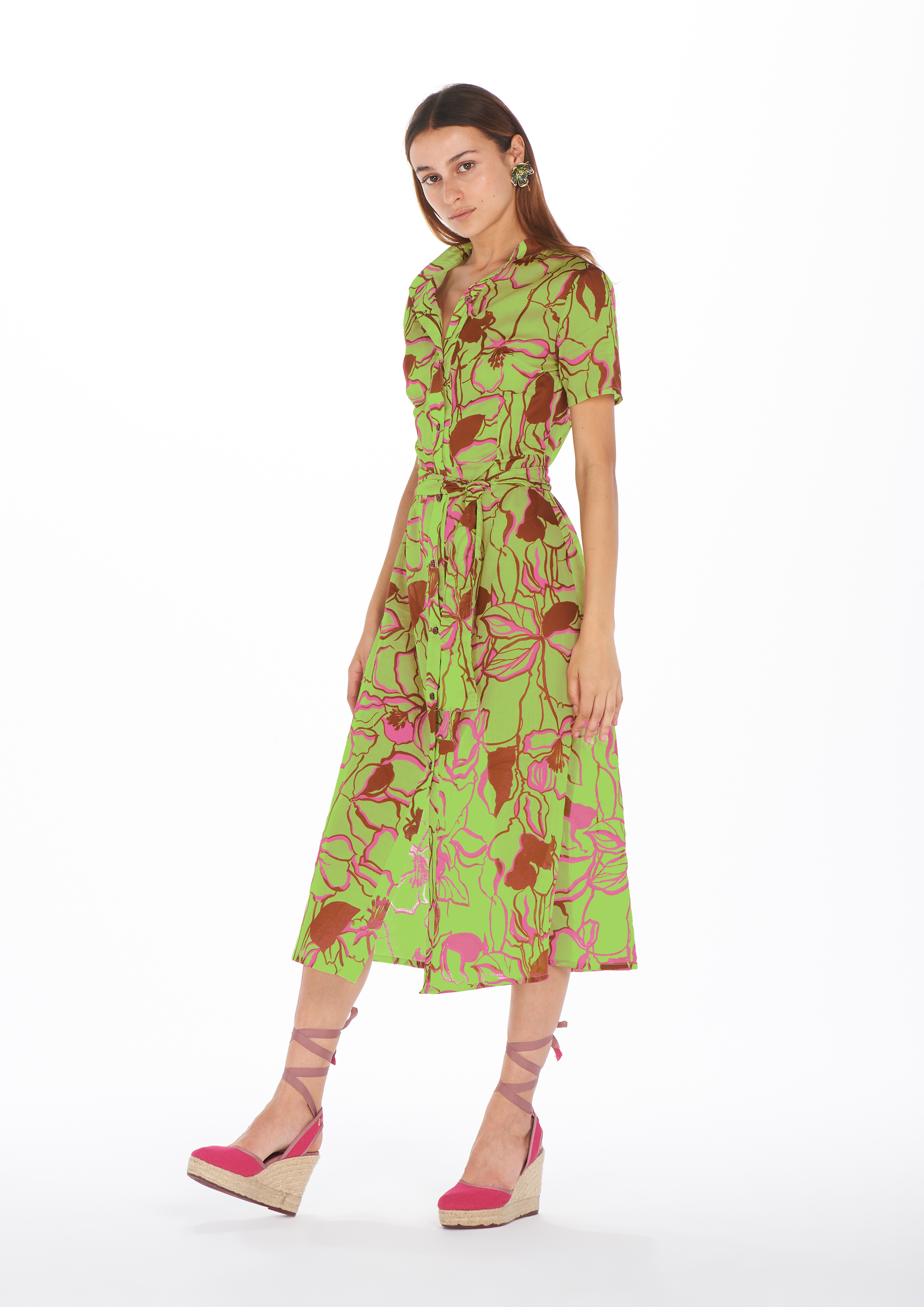 Mei Green Dress
